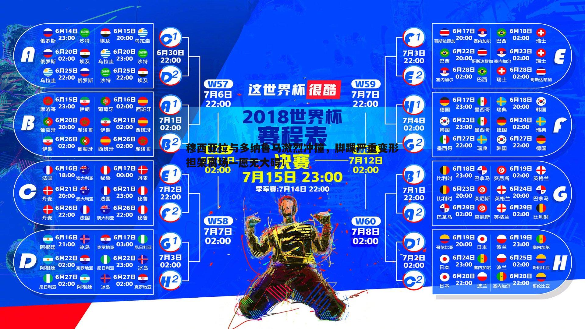 穆西亚拉与多纳鲁马激烈冲撞，脚踝严重变形担架离场—愿无大碍！